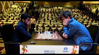 Magnus Carlsen vs Nihal Sarin - Tata Steel Chess India Rapid 2024