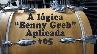 Aplicando o conceito "Benny Greb" em frases de bateria - nº 5