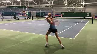 Aleksandra Chmir College Tennis Recruiting Video Fall 2023