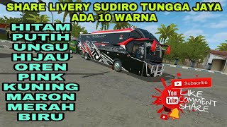 SHARE LIVERY [SUDIRO TUNGGA JAYA] BUS XHD BY: BLAHBLOH. BUSSID V3.2