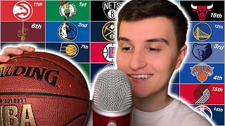 ASMR | 2025 NBA Teams Standings Predictions 🏀💤 (whiper ramble)