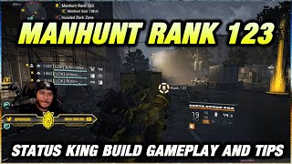 MANHUNT RANK 100+ // Status King build // The Division 2