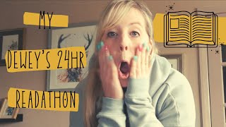 Dewey's 24hr Readathon :: reading vlog