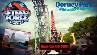 Steel Force Back Car HD Pivothead POV | Dorney Park