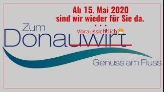 Ab 15. Mai 2020 sind wir wieder für Sie da.