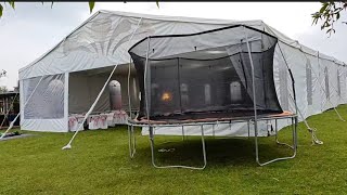 Carpa 15x25 para fiesta de cumpleaños