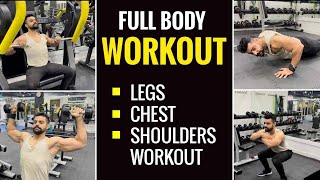 FULL BODY WORKOUT | Legs, Chest, Shoulders Workout | Beginners Series Day 02