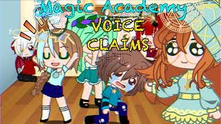 Gacha Magic Academy Oc Voice Claim!