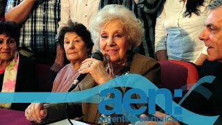 Abuelas de Plaza de Mayo anunció la recuperación de la nieta 117 - AEN 31-08 18HS.