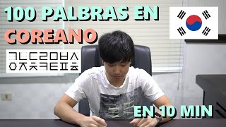 100 PALABRAS BASICAS COREANAS  || Fácil y Rapido.