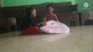 serunya unboxing tenda my little ponny bersama kakak