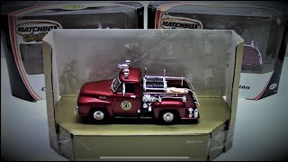 MATCHBOX 50TH ANNIVERSARY FIRE TRUCKS & COCA-COLA COLLECTION  DIECAST COLLECTIBLE