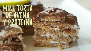 Mini Torta de Avena y Proteína|Capricho Saludable