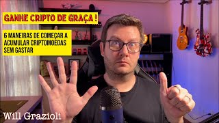 Como ganhar criptomoedas sem gastar !