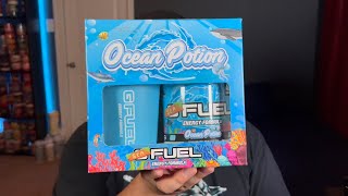 G FUEL Ocean Potion Collectors Box Unboxing, Review, And Taste Test!