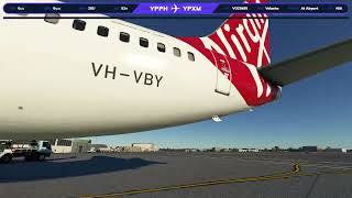 Perth - Christmas Island | Around The World Day 25 | Virgin Australia Flt#VA9495 | PMDG 737-700