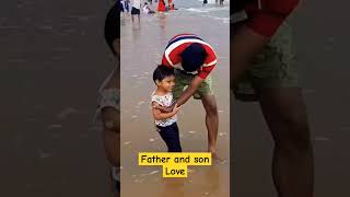 Father and son love #vizag #youtubeshorts #reels #fatherlove #fatherandson #son #vinnyteluguvlog