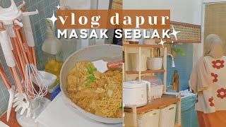 VLOG DAPUR : MASAK SEBLAK PAKAI 6 in 1 ANTIBACTERIAL UTENSIL SET MECOO #mecookwithmecoo