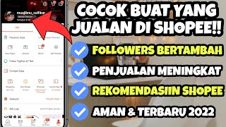 FOLLOWERS SHOPEE REAL !! CARA CEPAT MENAMBAHKAN FOLLOWERS SHOPEE AKUN REAL TANPA APLIKASI 2022