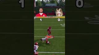 I had Travis Kelce 1v1 Taylor Swift… #madden #taylorswift