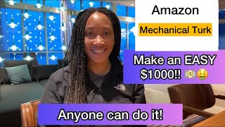 Side Hustles 2021: EASILY make over $1000 with Amazon Mechanical Turk| MTurk