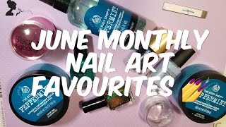 Manicure Monday | June monthly nail art favourites | The body shop, girly bits and more