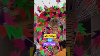 Muniya re Muniya #shorts #craftwork #munniya beautiful paper craft work - Vatsal Kumar Vlog