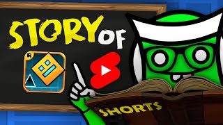 The Story Of Geometry Dash SHORTS