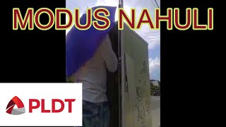 MODUS NG PLDT HULI SA AKTO | CAUGHT IN THE ACT ANG PAGDISCONNECT NG MGA CURRENT CUSTOMER LINES DAVAO