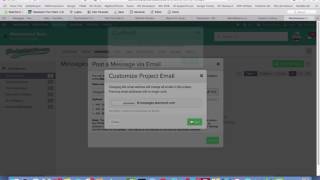 Teamwork Projects Feature: Post a Message via Email