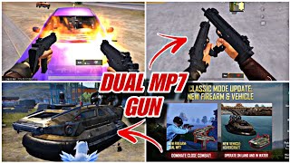 NEW FIREARM DUAL MP7 GUN IN PUBG MOBILE/BGMI | NEW VEHICLE HOVERCRAFT PUBG/BGMI