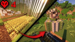 Building automated farms in Minecraft Hardcore