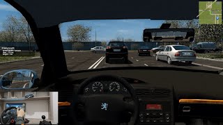 City Car Driving | Peugeot 406 | Steering Wheel Cam