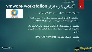 آشنایی با نرم افزار وی ام ویر ورک vmware workstation