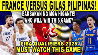 GILAS PILIPINAS vs FRANCE! Sotto at Edu kaya ba ang mga higante ng France? FIBA Qualifiers 2k