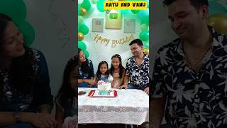 Mini Vlog 412 - Aayu Ka Birthday - Part 2 🎂🥳 #aayuandvanu #shorts #youtubeshorts #minivlog #trending