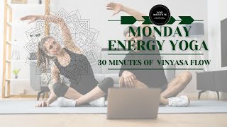 Monday Energy Vinyasa Yoga Class with Yogi Institute- 30-Minute Vinyasa Yoga for Functional Strength