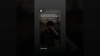 😢 Very Sad Whatsapp Status | Instagram Reels Status | Shayari Status #shorts