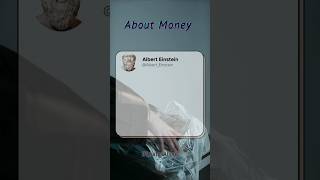 Albert Einstein About Money #quotesabout #life #money #quotes #facts #thoughts