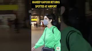 Maheep Kapoor Return Home Spotted At Mumbai Airport | Dekh News | #Shorts