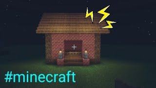 made small house in #minecraft  ( it's crazy krishna)