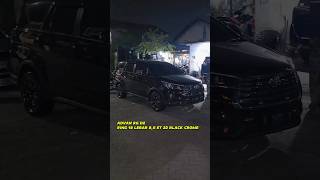 Kijang Innova pakai velg warna BLACK CROME R18 velg mobil racing ADVAN RG D2