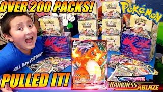 WE PULLED CHARIZARD VMAX! THE BIGGEST POKEMON CARDS OPENING ON OUR CHANNEL EVER! 200 Booster Packs!