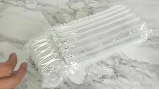 packaging for wine bottle biodegradable popular air column bag by inflated air cushion wrap machine