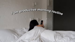 my productive 7 AM college morning routine 2021 ☀️