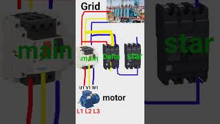 The motor should run on star connection or Delta connection