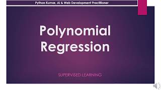 6-Polynomial Regression | Detailed Explanation on Polynomial Regression | ML for Non Tech