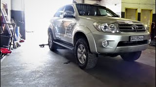 Fortuner overland build stage 1 / Maxxis RAZR, lift & fuel