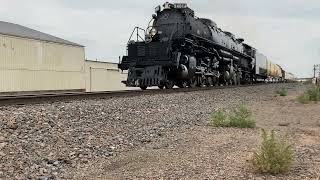 Union Pacific Big Boy train passing through Brighton, Colorado | Largest steam train in the world