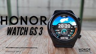 HONOR Watch GS 3: unboxing